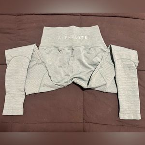 Alphalete OG Revival Leggings - Mint/Jade - Size Small